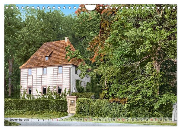 Produktbild: Th&uuml;ringen um das Jahr 1900 &ndash; Fotos neu restauriert und detailcoloriert. (Wandkalender 2026 DIN A4 quer), CALVENDO Monatskalender
