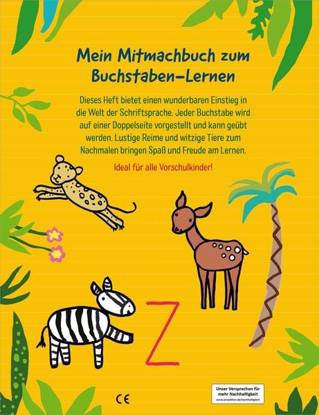 Produktbild: Mit Affe, B&auml;r und Reh lerne ich das ABC