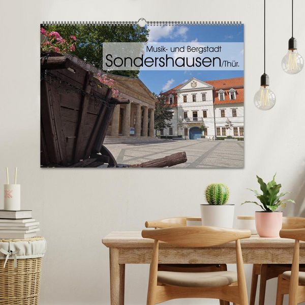 Produktbild: Musik- und Bergstadt Sondershausen/Th&uuml;ringen (Wandkalender 2026 DIN A2 quer), CALVENDO Monatskalender