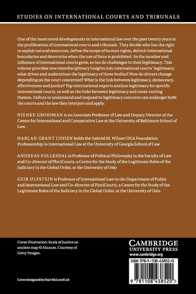 Produktbild: Legitimacy and International Courts
