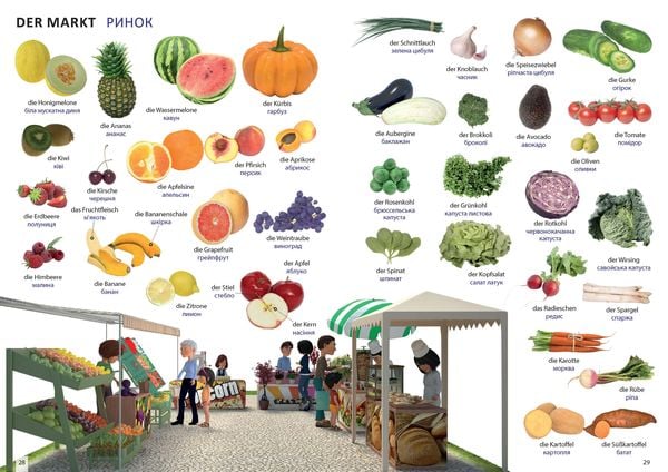 Produktbild: Bildw&ouml;rterbuch f&uuml;r Kinder und Eltern Ukrainisch-Deutsch