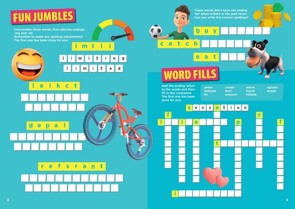 Produktbild: SCRABBLE(TM) Junior Spelling Activity Book Age 8-9