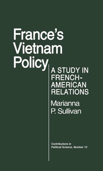 Produktbild: France's Vietnam Policy