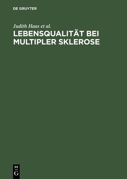 Produktbild: Lebensqualit&auml;t bei Multipler Sklerose
