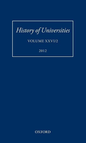 Produktbild: HISTORY OF UNIVERSITIES VOL 26/2 HOU C