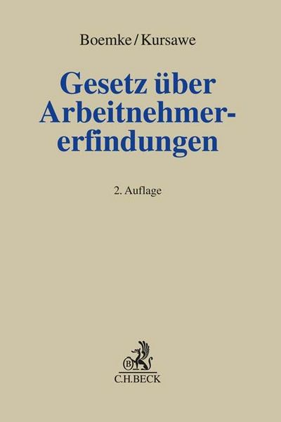 Produktbild: Gesetz &uuml;ber Arbeitnehmererfindungen