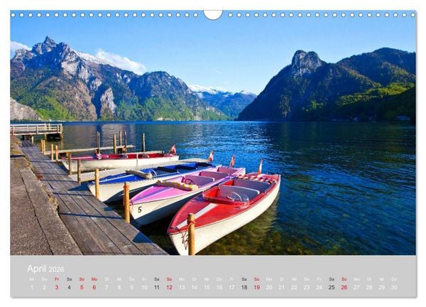 Produktbild: Am sch&ouml;nen Traunsee im Salzkammergut (Wandkalender 2026 DIN A3 quer), CALVENDO Monatskalender