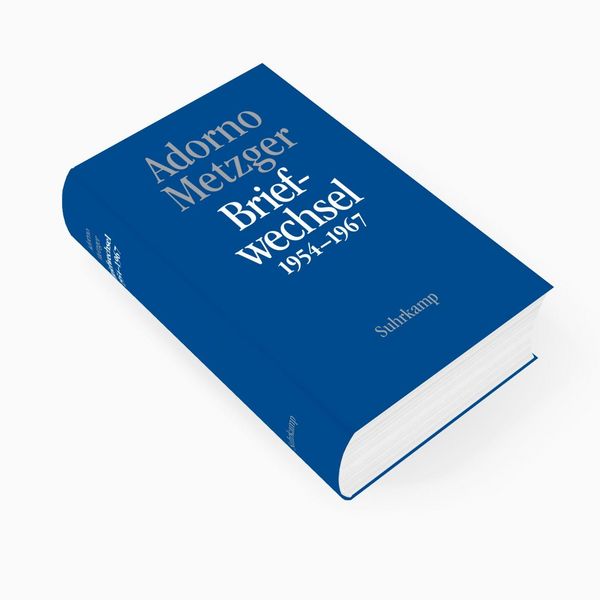 Produktbild: Theodor W. Adorno, Heinz-Klaus Metzger, Briefwechsel 1954-1967