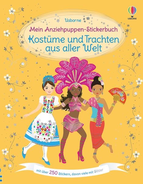 Produktbild: Mein Anziehpuppen-Stickerbuch: Kost&uuml;me und Trachten aus aller Welt
