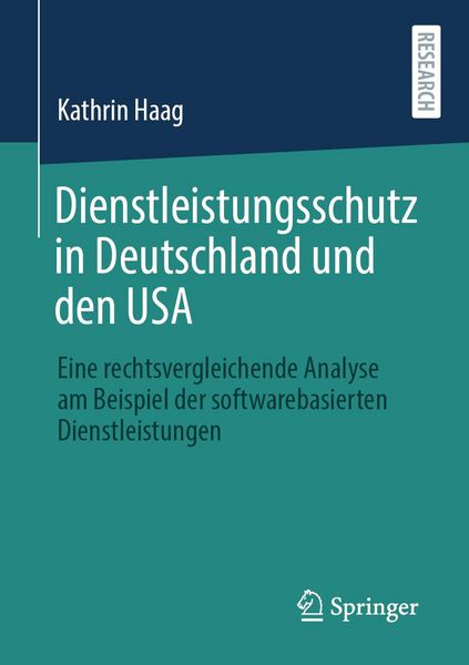 Produktbild: Dienstleistungsschutz in Deutschland und den USA