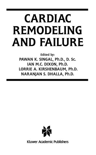 Produktbild: Cardiac Remodeling and Failure