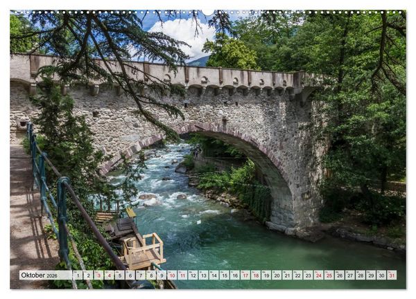 Produktbild: MERAN Idyllische Altstadt (hochwertiger Premium Wandkalender 2026 DIN A2 quer), Kunstdruck in Hochglanz