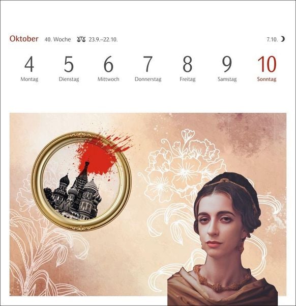 Produktbild: Welches Buch bin ich? Premium-Postkartenkalender 2027 - Literarischer R&auml;tselkalender