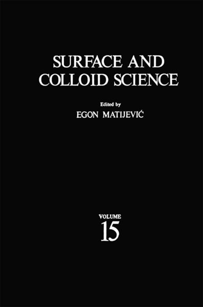 Produktbild: Surface and Colloid Science