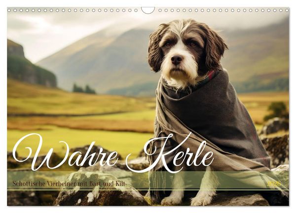 Wahre Kerle (Wandkalender 2026 DIN A3 quer), CALVENDO Monatskalender