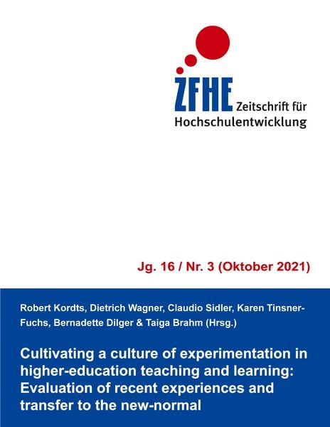 Cultivating a culture of experimentation in higher-education teaching and learning, Taschenbuch von , BoD – Books on Demand, 9783755715924