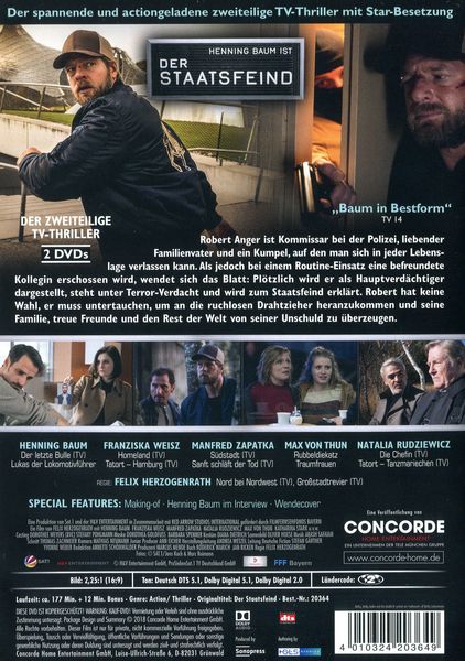 Produktbild: Der Staatsfeind [2 DVDs]