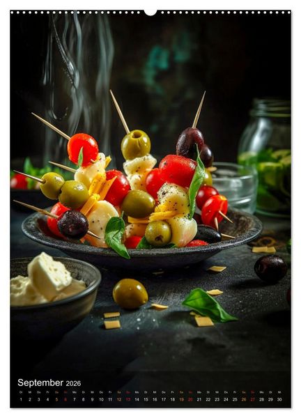 Produktbild: Cooles Fingerfood (hochwertiger Premium Wandkalender 2026 DIN A2 hoch), Kunstdruck in Hochglanz