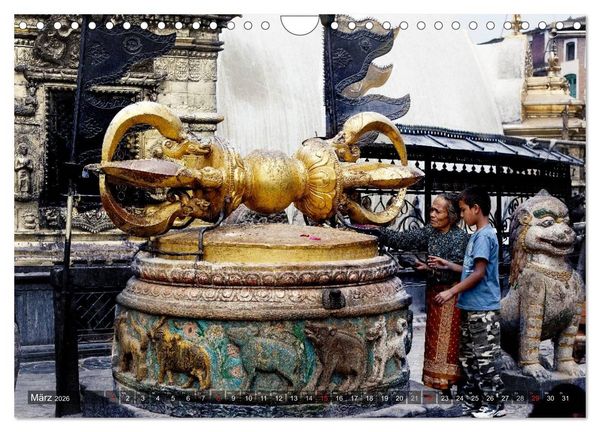 Produktbild: NEPAL Bhaktapur Kathmandu (Wandkalender 2026 DIN A4 quer), CALVENDO Monatskalender
