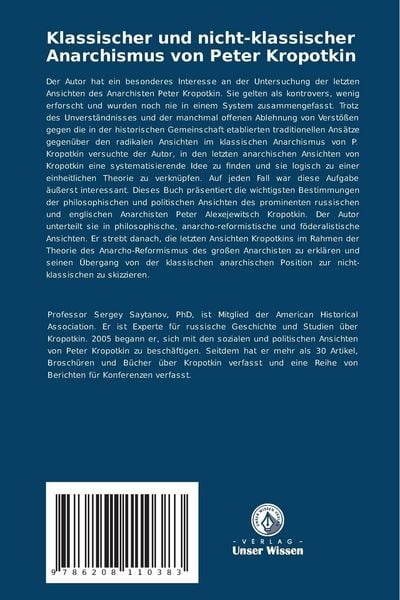 Produktbild: Klassischer und nicht-klassischer Anarchismus von Peter Kropotkin