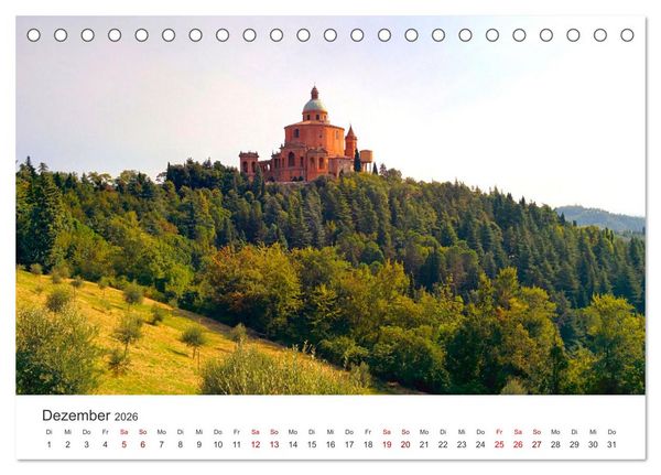 Produktbild: Bologna - Impressionen der wundersch&ouml;nen Universit&auml;tsstadt. (Tischkalender 2026 DIN A5 quer), CALVENDO Monatskalender