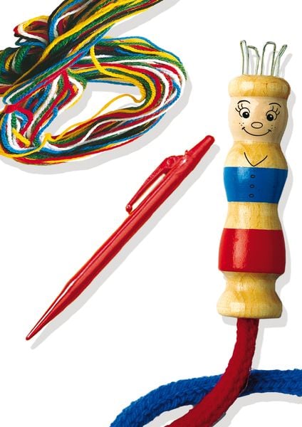 Produktbild: SES CREATIVE STRICKPUPPE MIT WOLLE