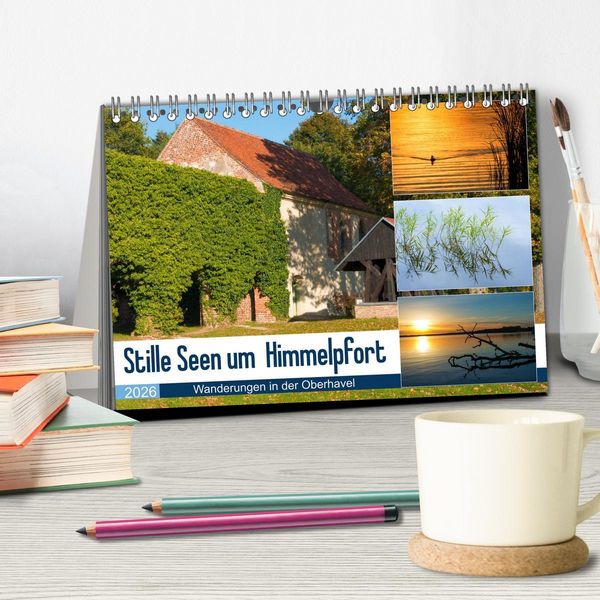 Produktbild: Stille Seen um Himmelpfort (Tischkalender 2026 DIN A5 quer), CALVENDO Monatskalender