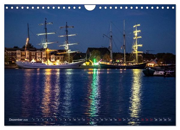 Produktbild: Wilhelmshaven, maritime Bilderreise (Wandkalender 2026 DIN A4 quer), CALVENDO Monatskalender