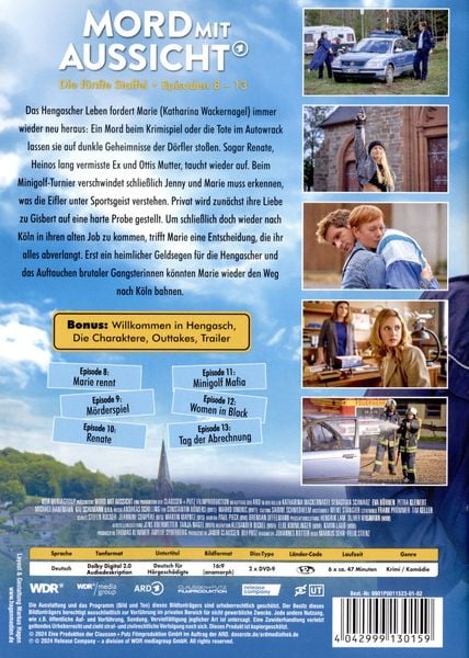 Produktbild: Mord mit Aussicht - Staffel 5 (Episoden 8 - 13) [2 DVDs]