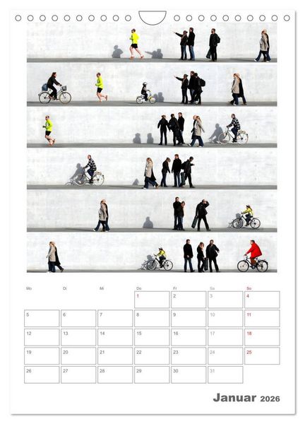 Produktbild: Wall People - Bilderserie von Eka Sharashidze (Wandkalender 2026 DIN A4 hoch), CALVENDO Monatskalender