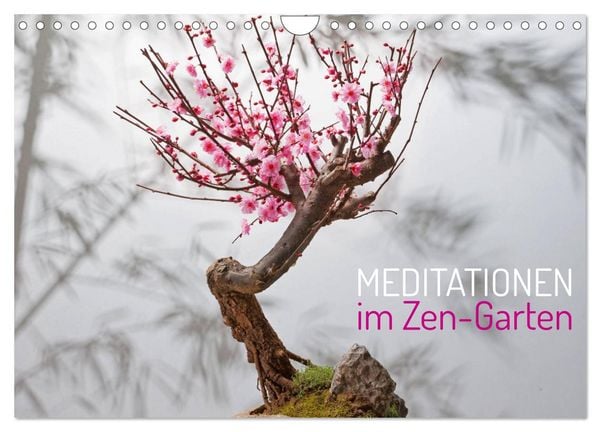 Meditationen im Zen-Garten (Wandkalender 2026 DIN A4 quer), CALVENDO Monatskalender