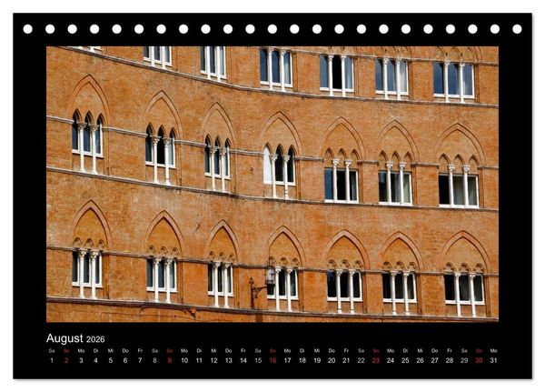 Produktbild: Siena, Perle der Toskana (Tischkalender 2026 DIN A5 quer), CALVENDO Monatskalender