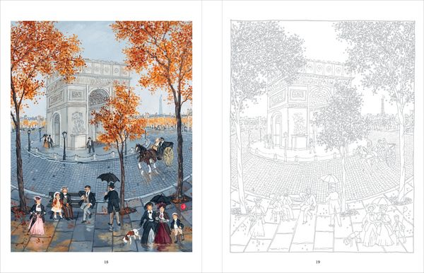 Produktbild: Luxury Coloring: Historisches Paris zum Ausmalen