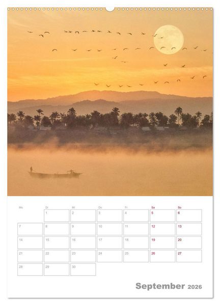 Produktbild: VOLLMOND-Planer - Im Licht der Nacht (Wandkalender 2026 DIN A2 hoch), CALVENDO Monatskalender