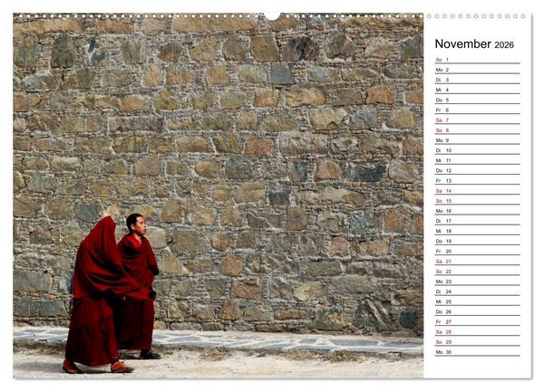 Produktbild: Tibet Momente (Wandkalender 2026 DIN A2 quer), CALVENDO Monatskalender