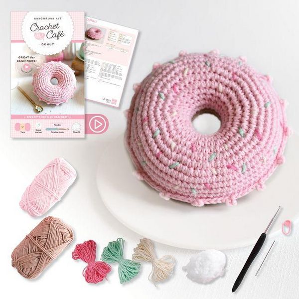 Produktbild: Crochet Cafe Amigurumi Kit Donut