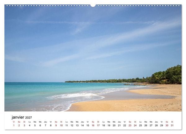 Produktbild: Guadeloupe - Antilles fran&ccedil;aises (Calendrier mural haut de gamme 2027 DIN A2 vertical), CALVENDO calendrier mensuel