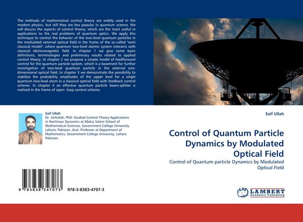 Produktbild: Control of Quantum Particle Dynamics by Modulated Optical Field