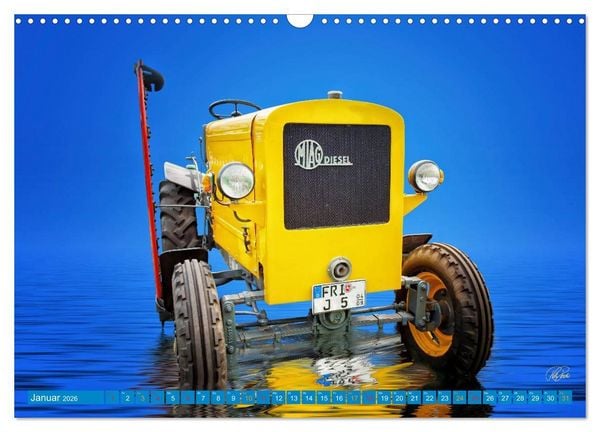 Produktbild: Traktor - Oldtimer (Wandkalender 2026 DIN A3 quer), CALVENDO Monatskalender