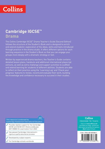 Produktbild: Cambridge IGCSE(TM) Drama Teacher's Guide