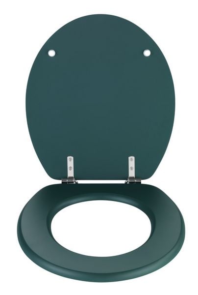 Produktbild: WC-Sitz Mod. Prima Dunkelgr&uuml;n matt, MDF
