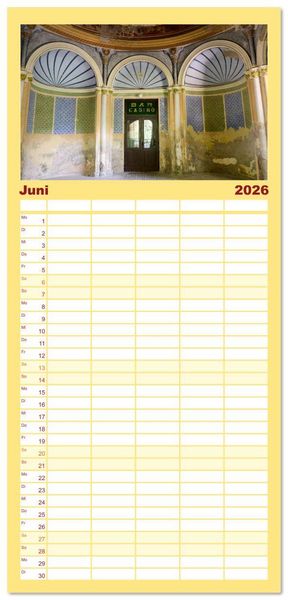 Produktbild: Familienplaner 2026 - Streifz&uuml;ge durch das Banat mit 5 Spalten (Wandkalender, 21 x 45 cm) CALVENDO