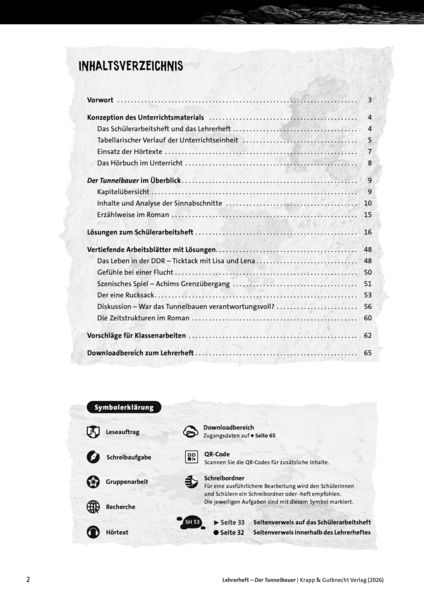 Produktbild: Der Tunnelbauer &ndash; Maja Nielsen &ndash; Lehrerheft