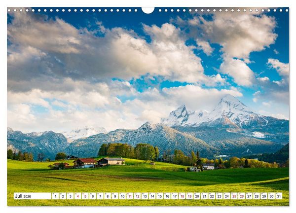 Produktbild: Berchtesgadener Alpen - Landschaften zum Tr&auml;umen (Wandkalender 2026 DIN A3 quer), CALVENDO Monatskalender