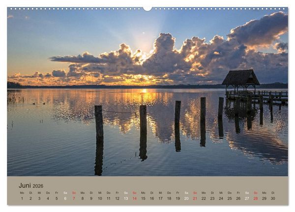 Produktbild: Lichtstimmungen im sch&ouml;nen Schleswig Holstein (hochwertiger Premium Wandkalender 2026 DIN A2 quer), Kunstdruck in Hochglanz