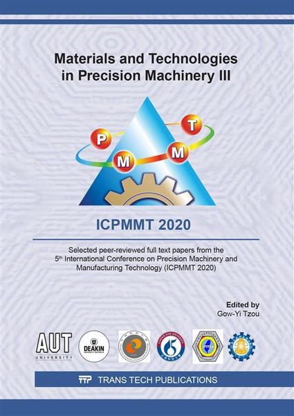 Produktbild: Materials and Technologies in Precision Machinery III