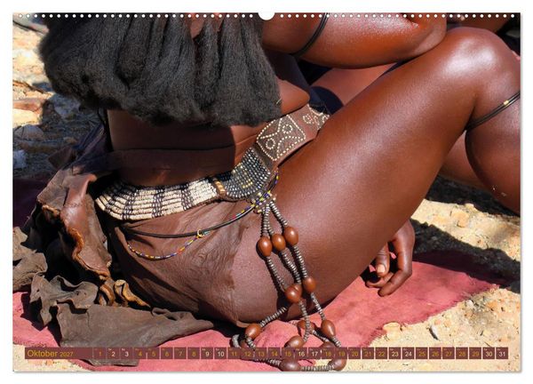 Produktbild: Himba - Der Schmuck der sch&ouml;nen Frauen (hochwertiger Premium Wandkalender 2027 DIN A2 quer), Kunstdruck in Hochglanz
