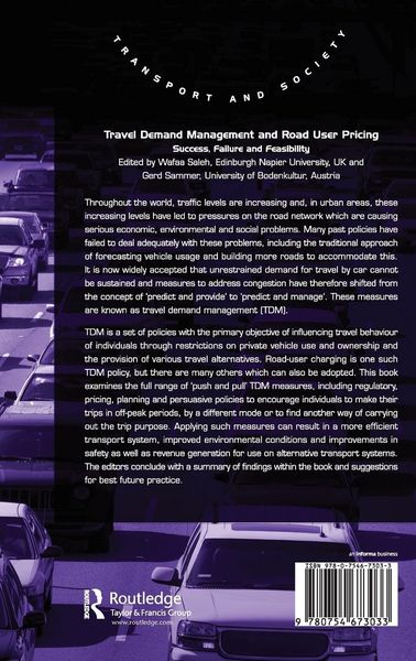 Produktbild: Travel Demand Management and Road User Pricing