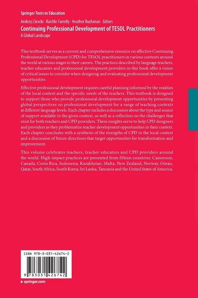 Produktbild: Continuing Professional Development of TESOL Practitioners