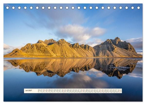 Produktbild: Island. Ein Jahr am Rand der Welt (Tischkalender 2027 DIN A5 quer), CALVENDO Monatskalender